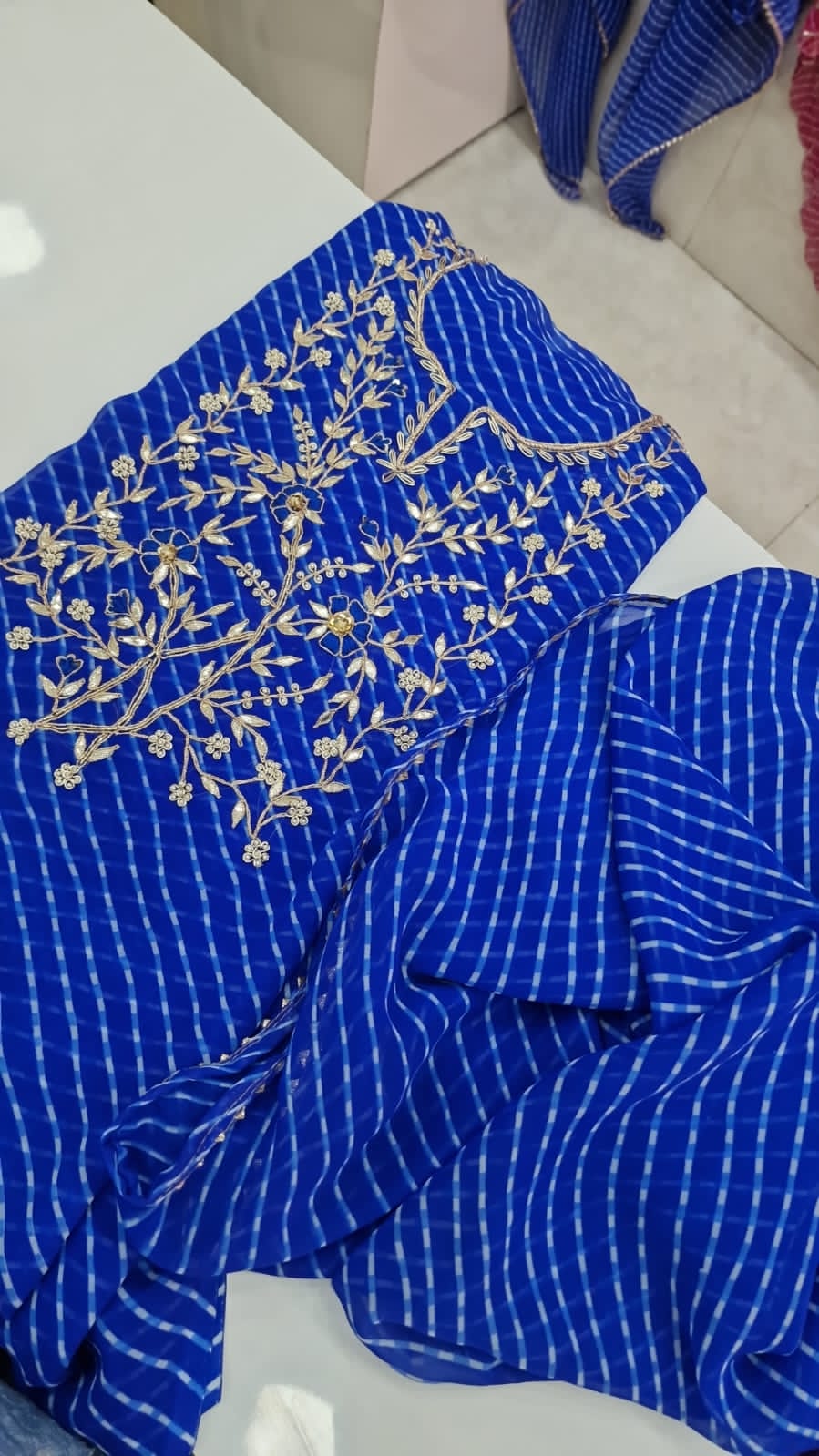 Neelanjali Gota Patti Georgette Full Suit