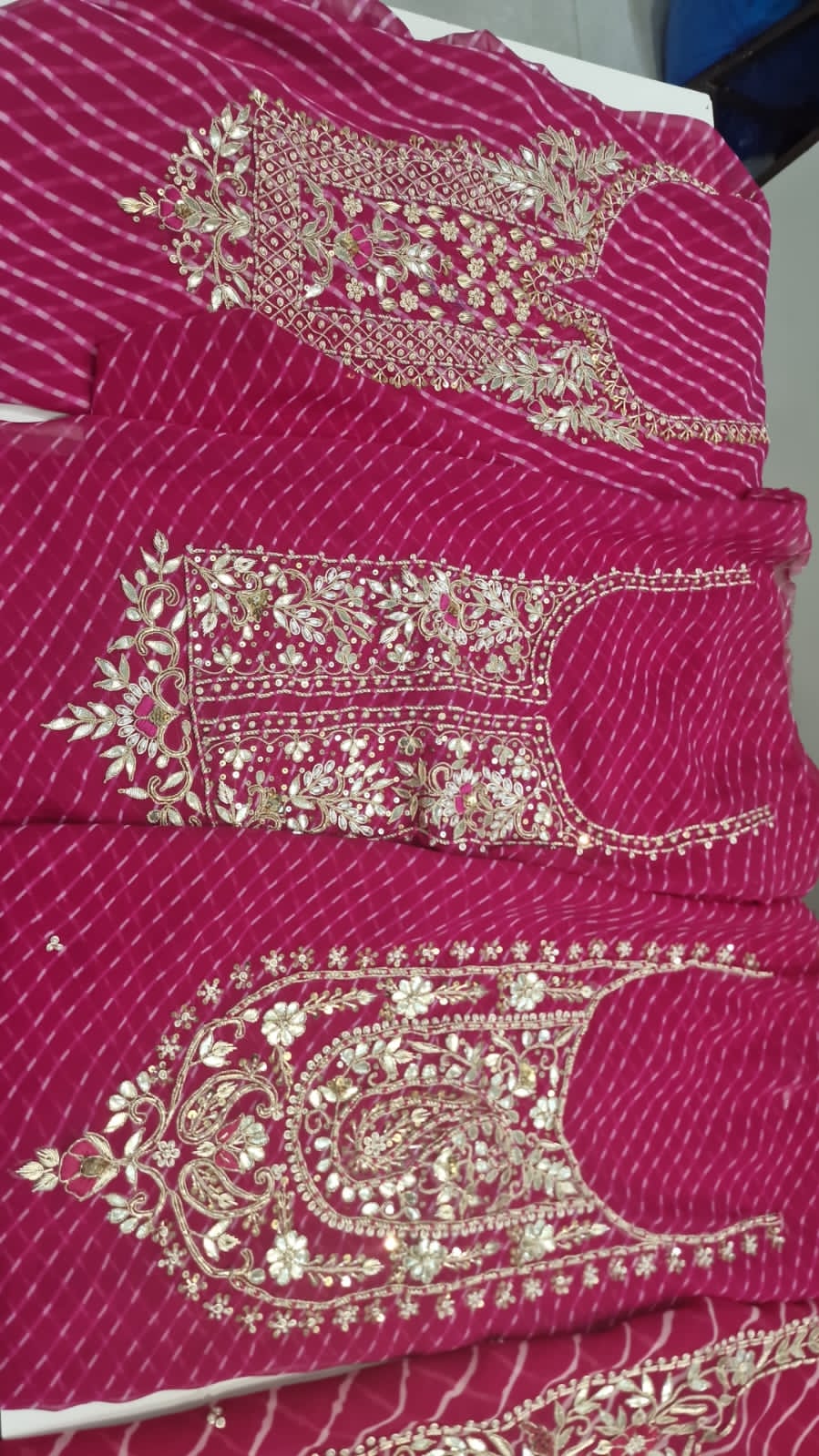 Rangrez Neel Gota Patti Georgette Full Suit
