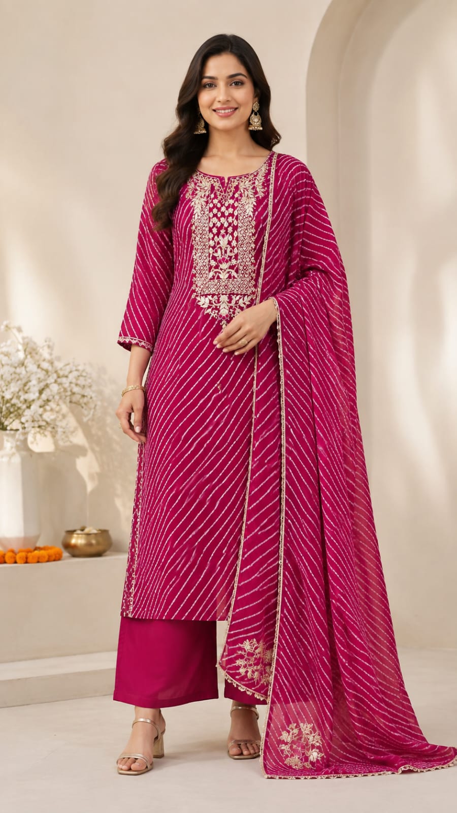 Rangrez Neel Gota Patti Georgette Full Suit