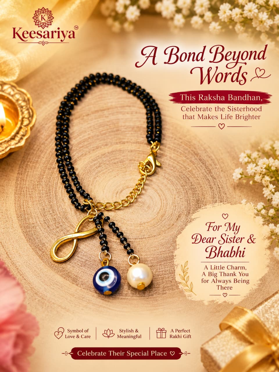 Manjari Hand Bracelet / Rakhi