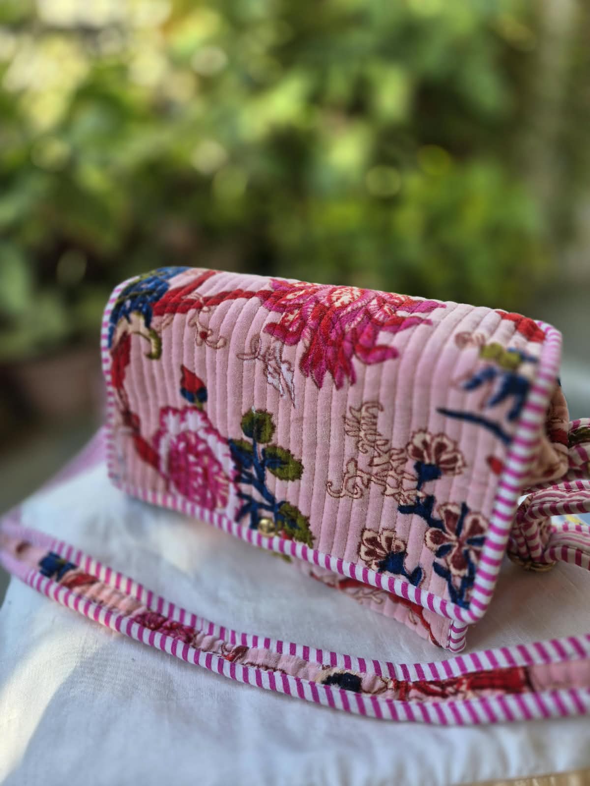 Velvet Sling Bag