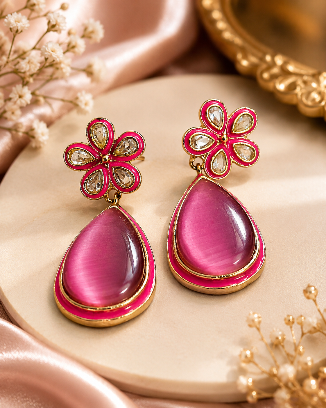 Debina Color Stone Earrings