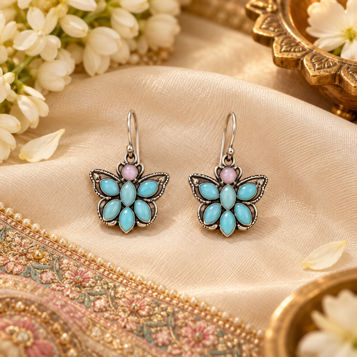 Vasanti Meenakari Earrings