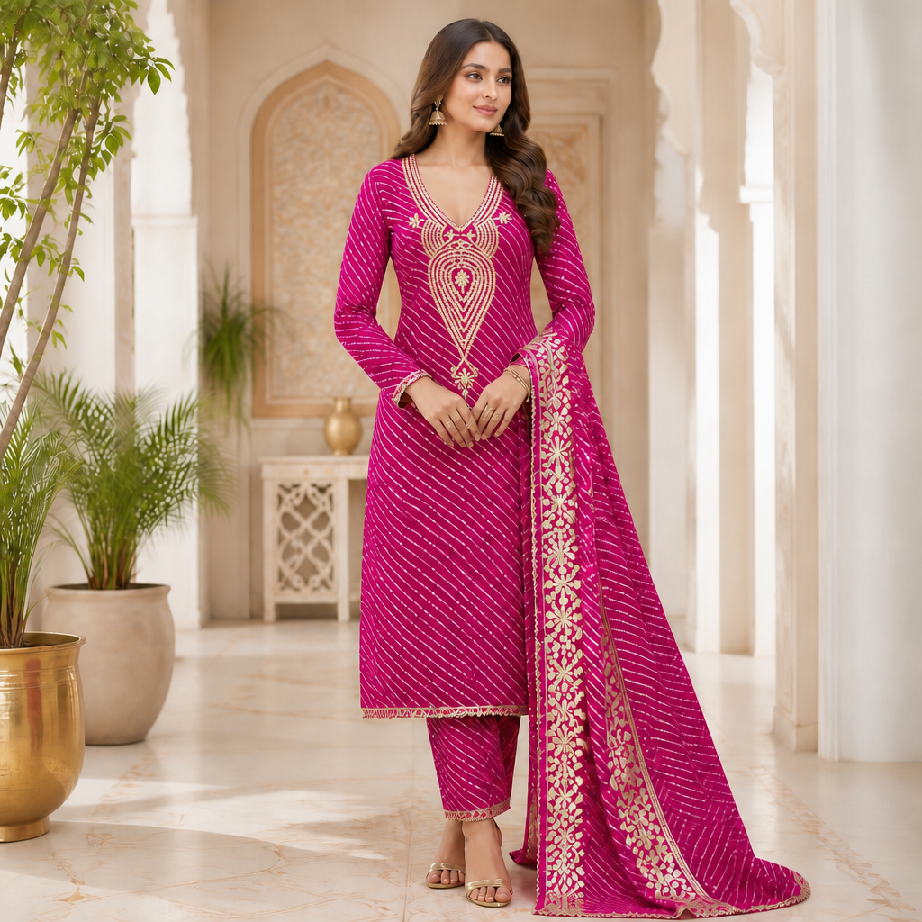 Noori Gota Patti Kota Doriya 2 pc Suits