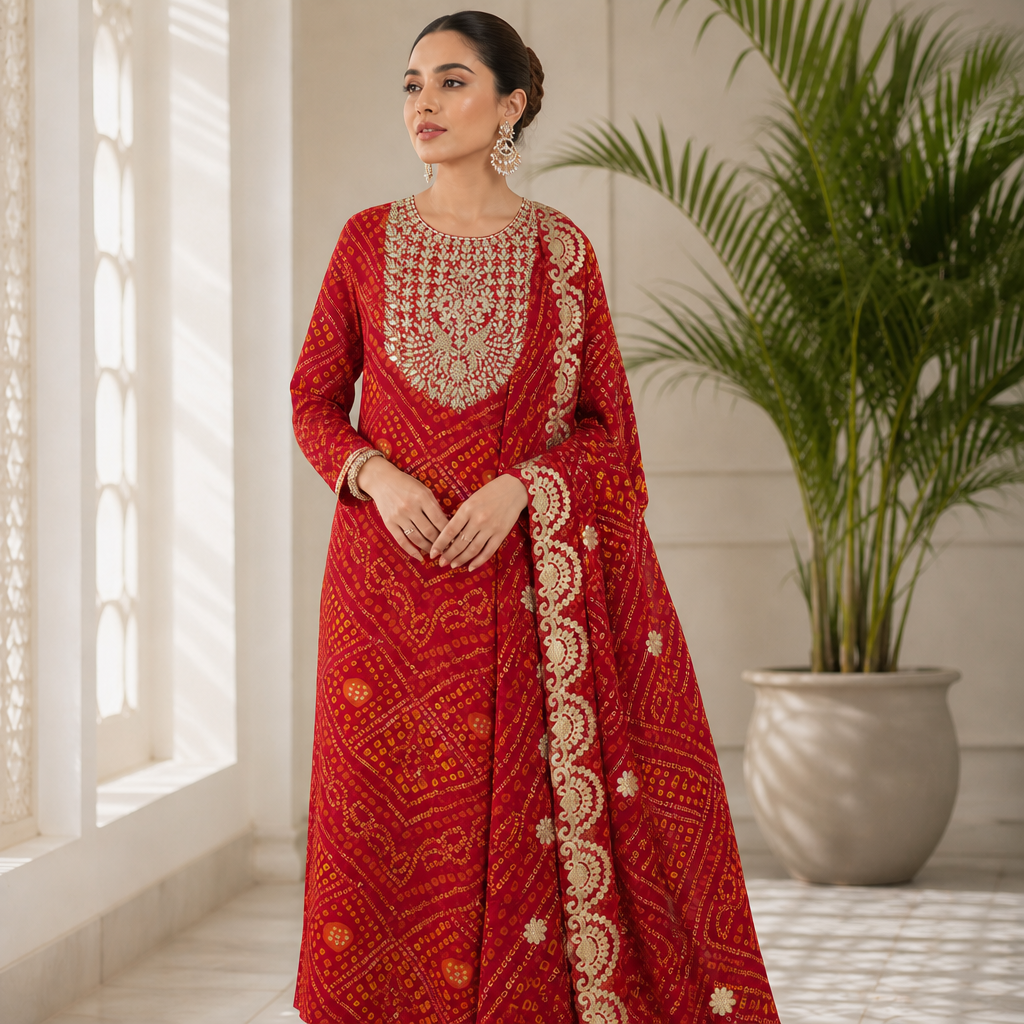 Kanchan Gota Patti Georgette 2pcs Suit
