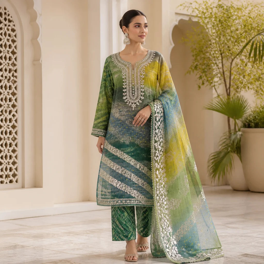 Kanchana Gota Patti Kota Doriya 2 pc Suits