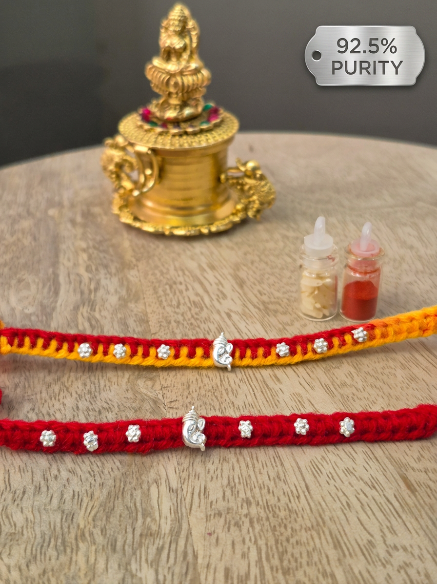 Minimal Silver Rakhi D 10 ( Purity 92.5% )