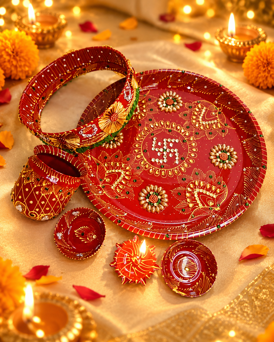 KUNDAN POOJA THALI