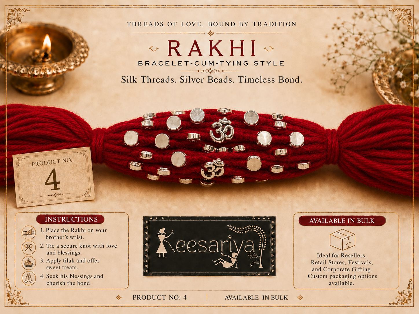 Scarlet Spark Thread 4Rakhis {combo}