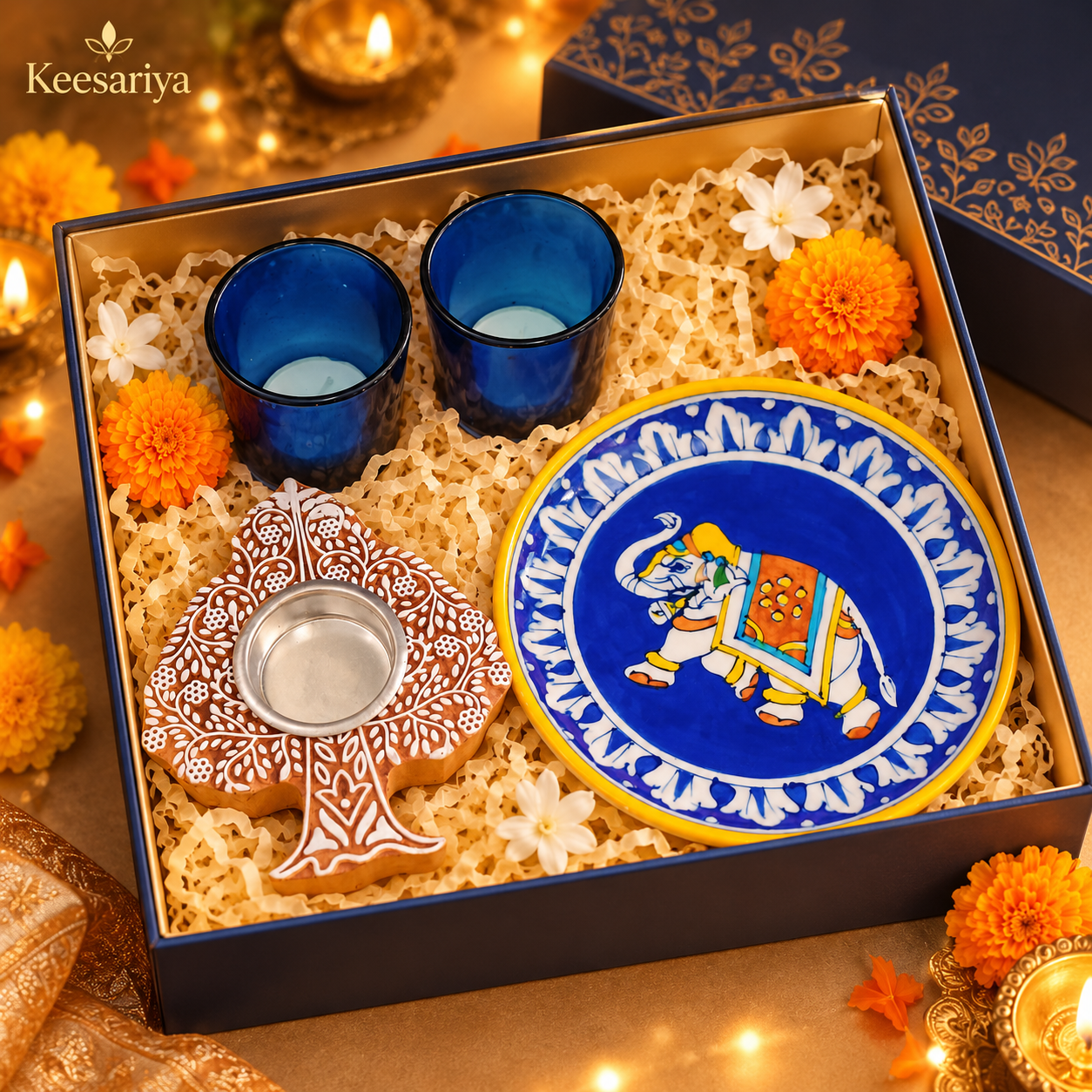 ECO LUXE DIWALI GIFT 4Pc HAMPER