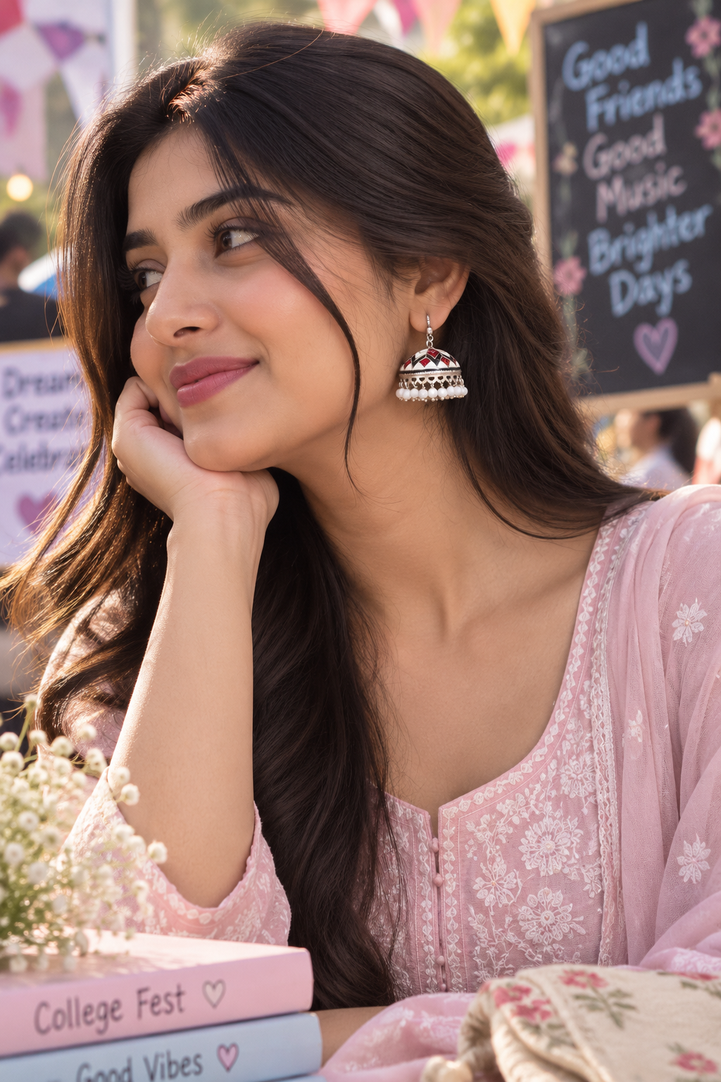 Raina Silver Look Alike Earrings
