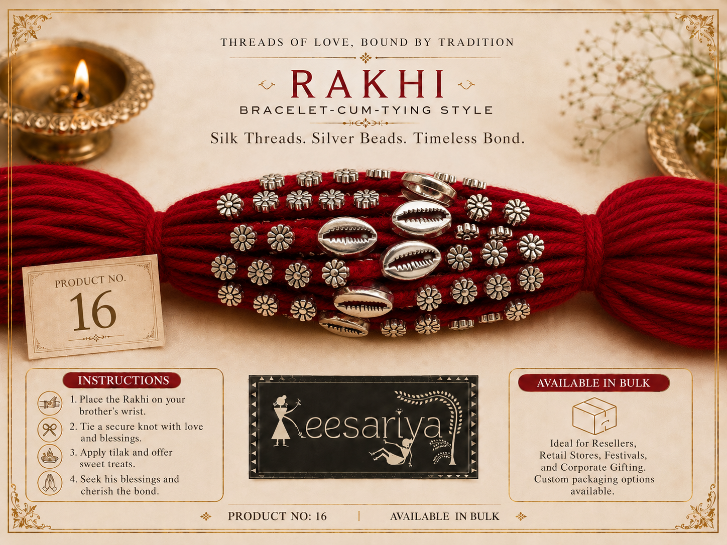 Crimson Bond Thread 4 Rakhis {combo}