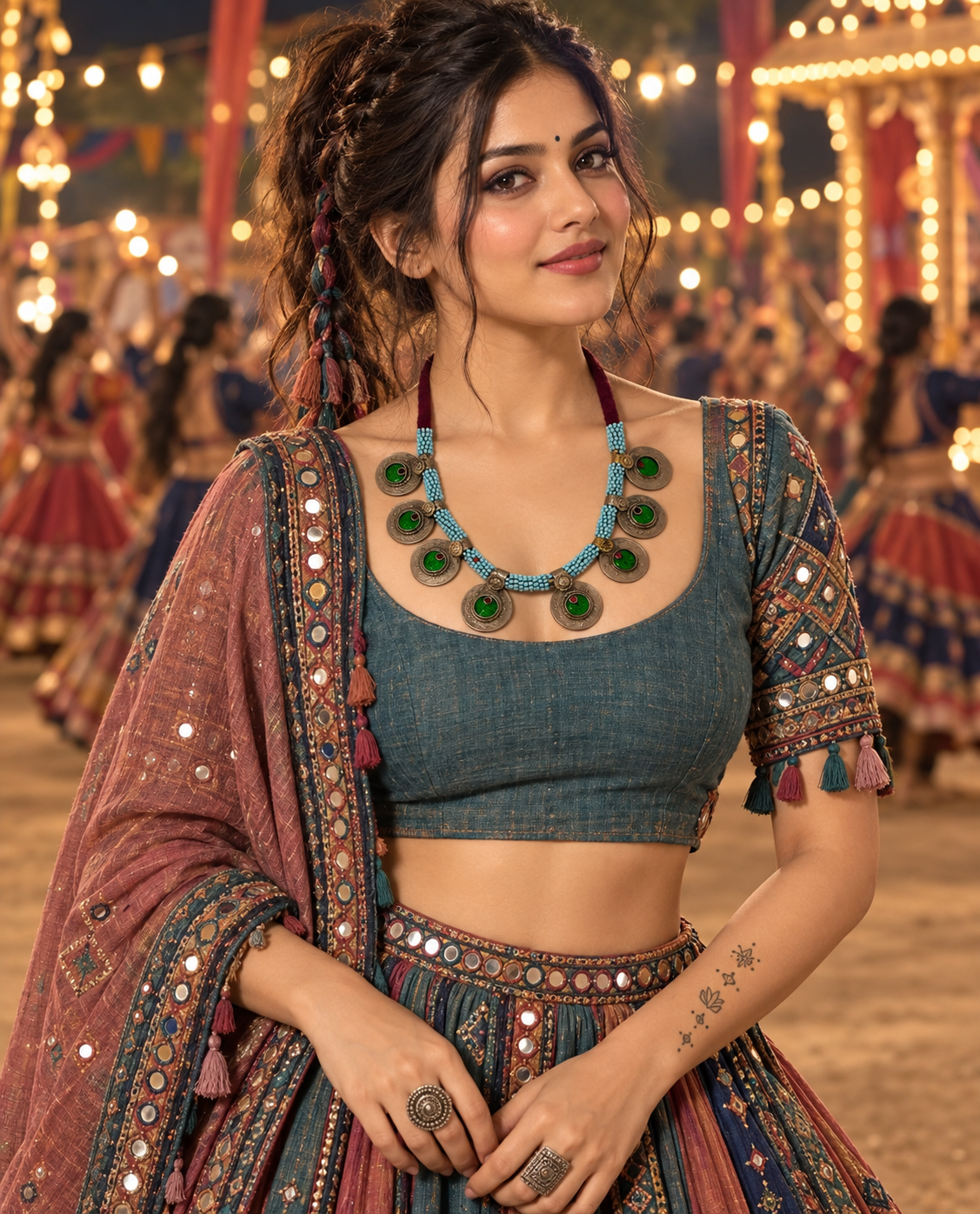 Zareen Afghani Pendant Set
