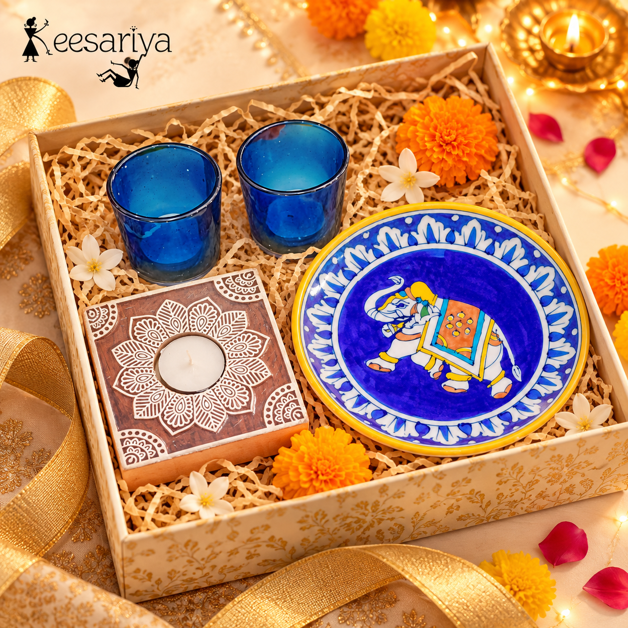 ECO LUXE DIWALI GIFT 4Pc HAMPER