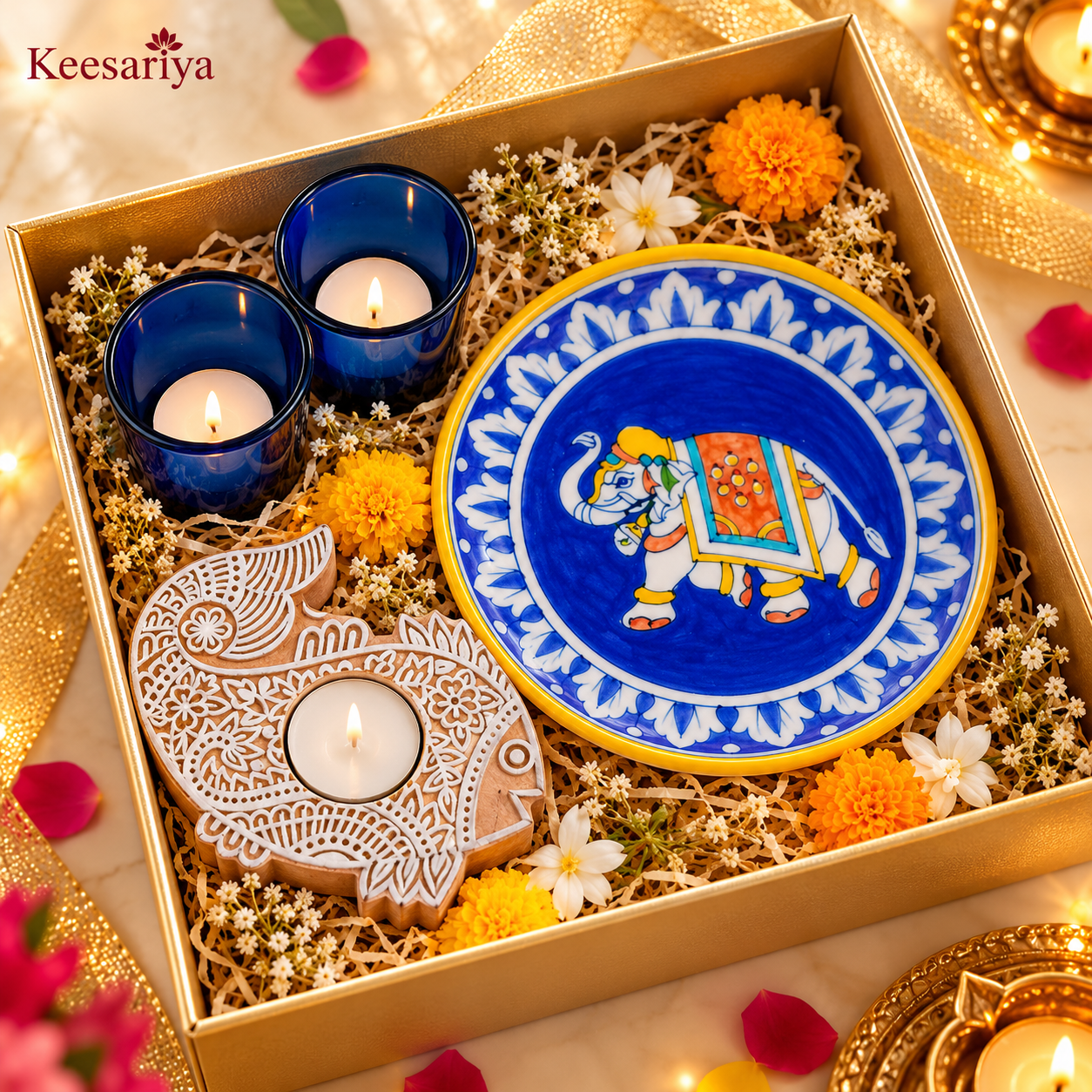 ECO LUXE DIWALI GIFT 4Pc HAMPER