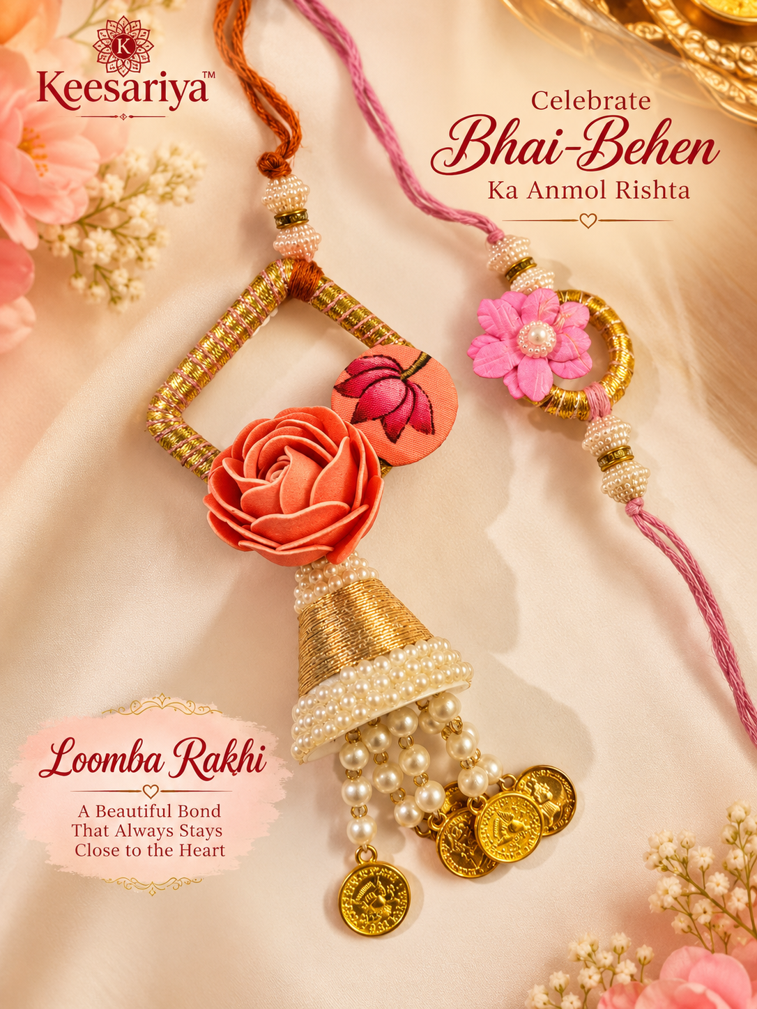 Handmade Couple Rakhi 2026