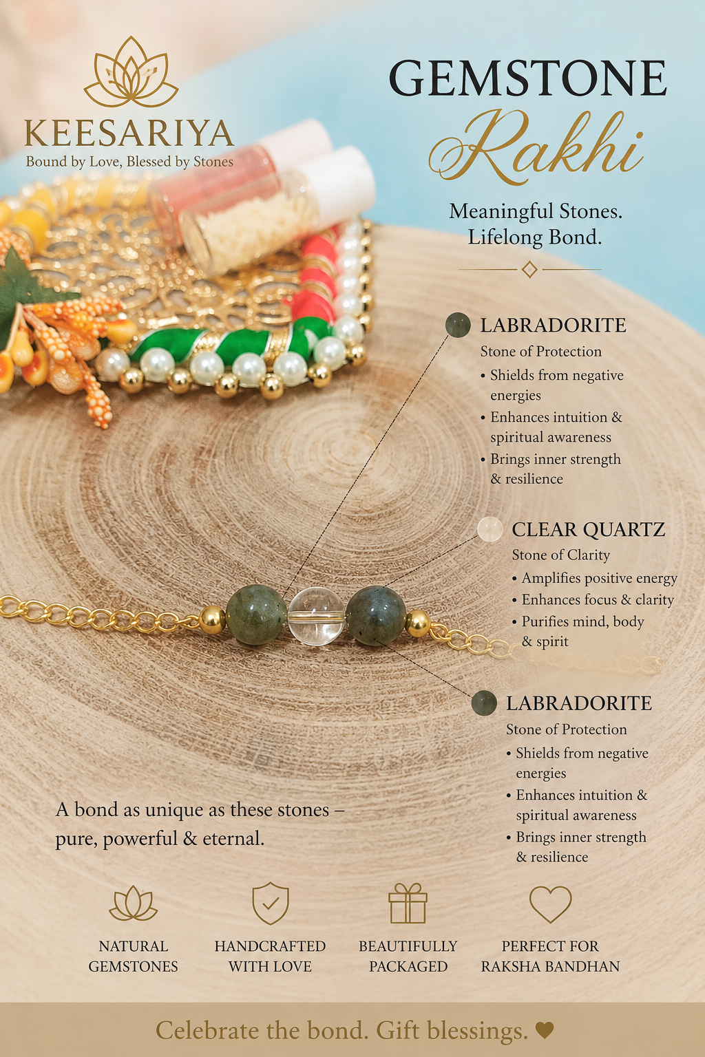 Soul Stone Healing Rakhi