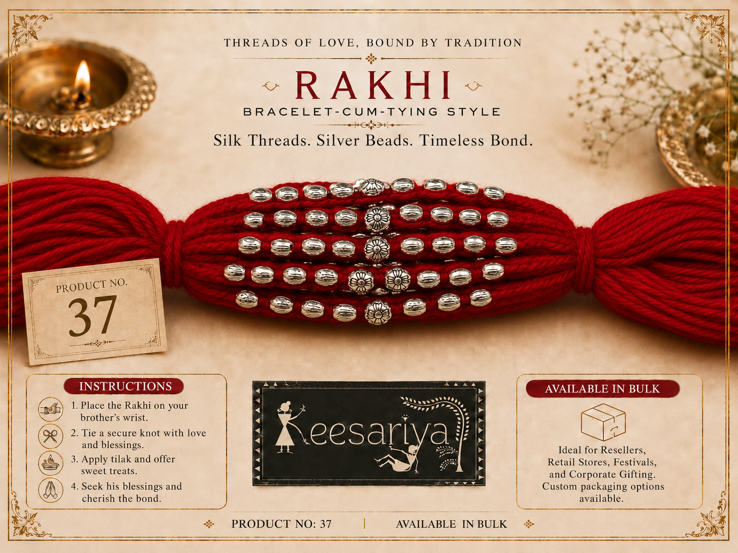 Crimson Bond Thread 4 Rakhis {combo}