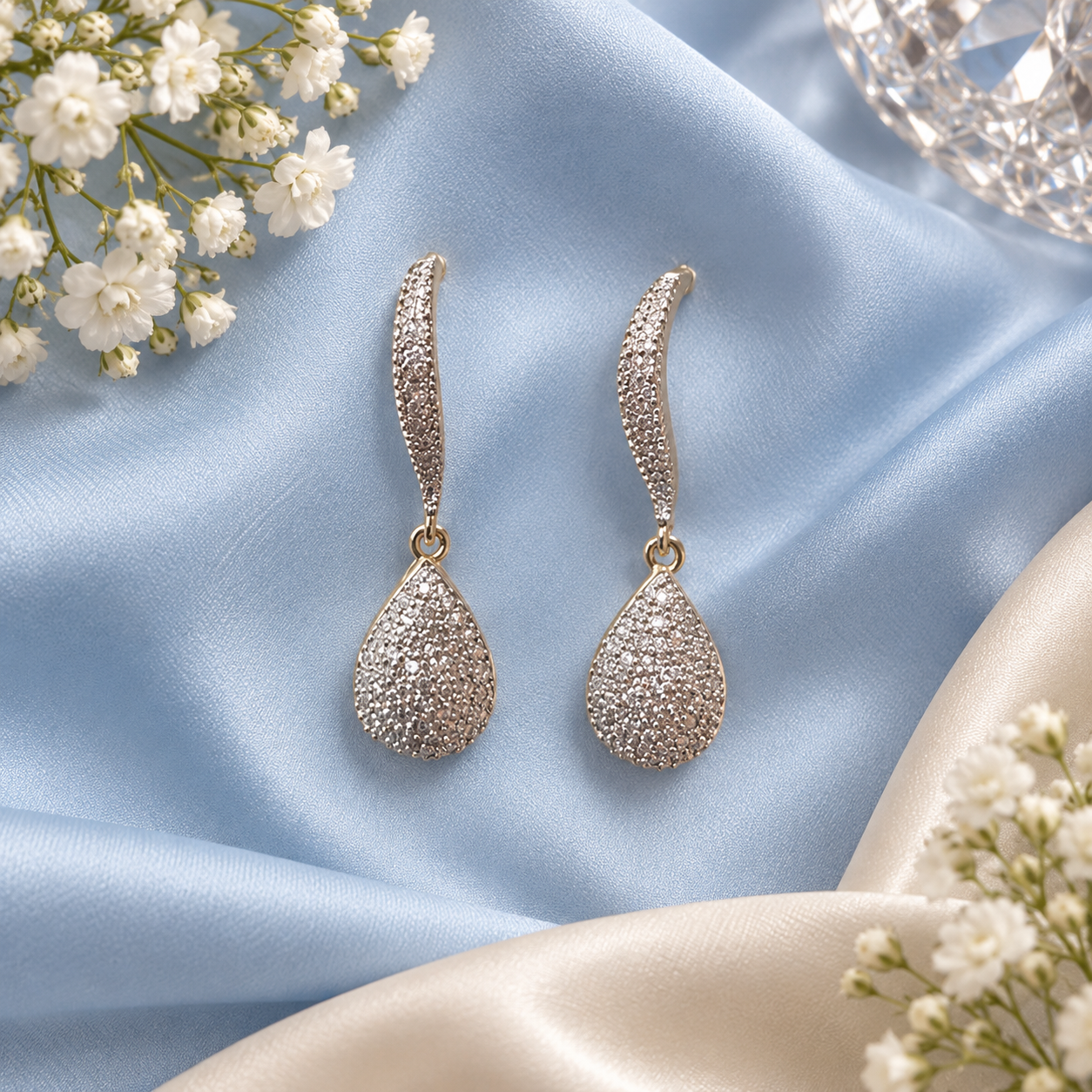 Rajasi Silver Look Alike Earrings