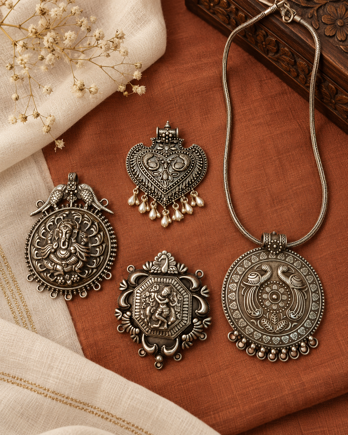 Balkh Route Pendant Set