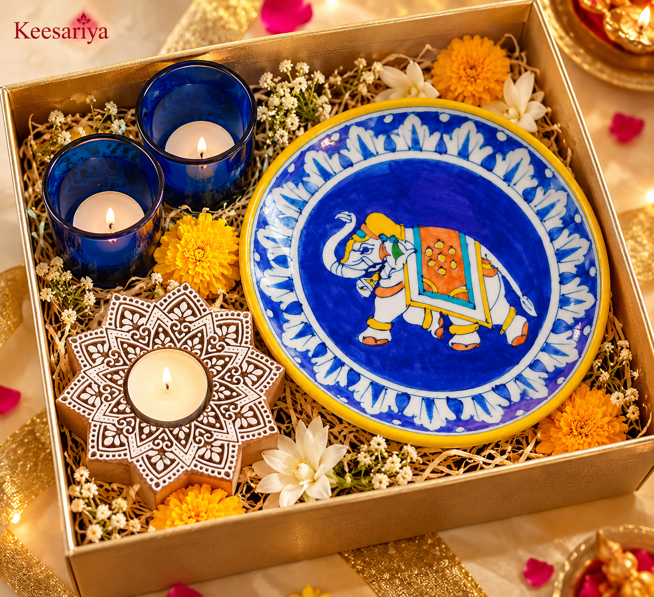 ECO LUXE DIWALI GIFT 4Pc HAMPER