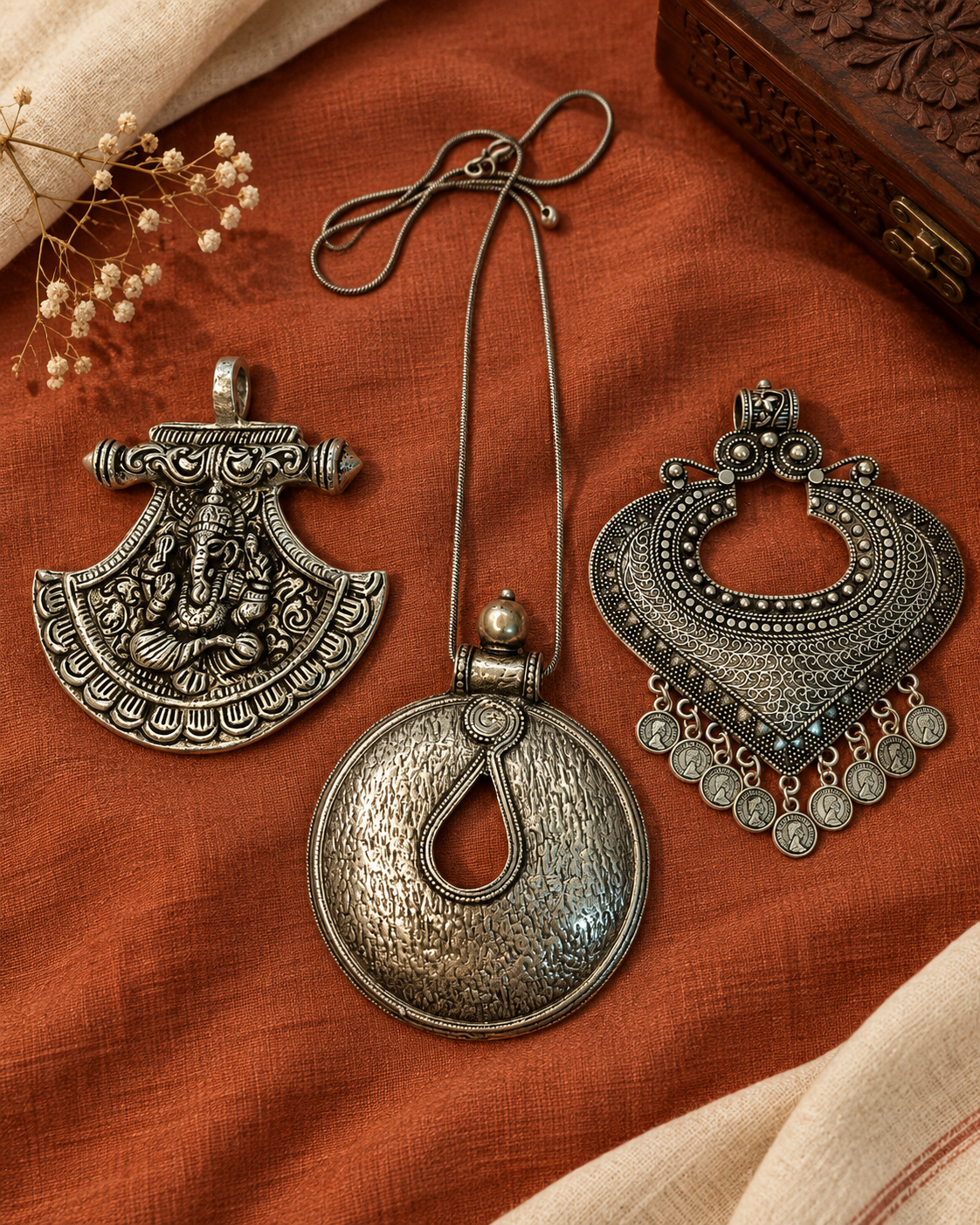 Parwana Pendant Set
