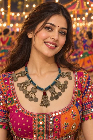 Zarafshan Afghani Pendant Set