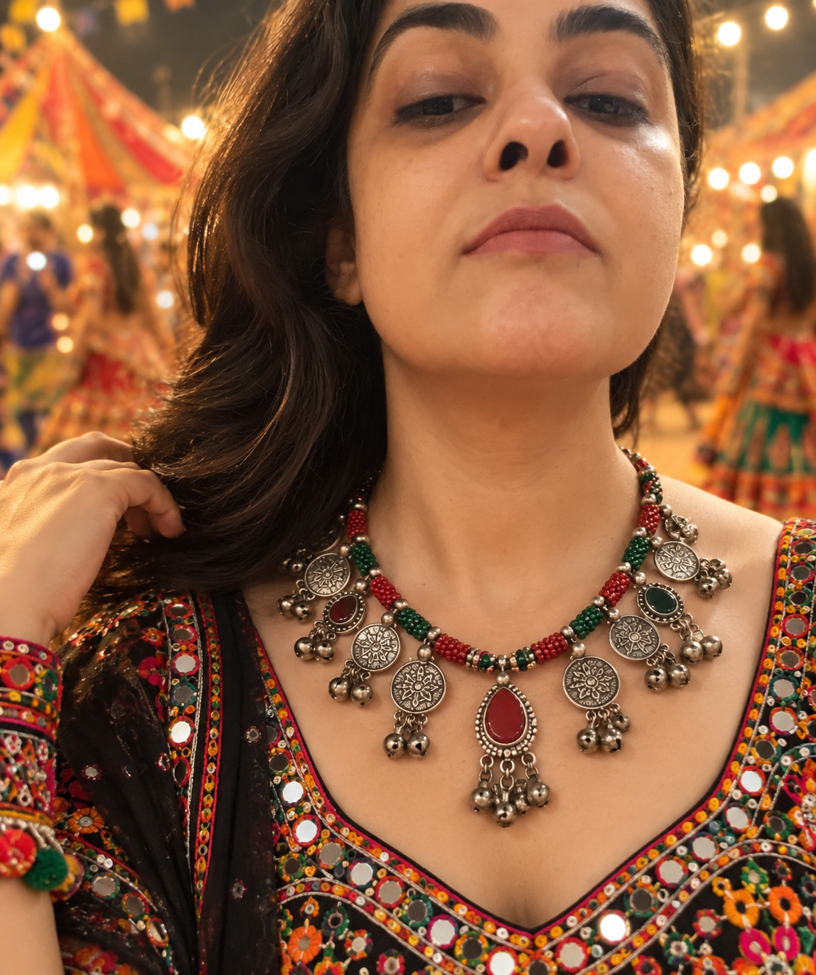 Roshana Afghani Pendant Set