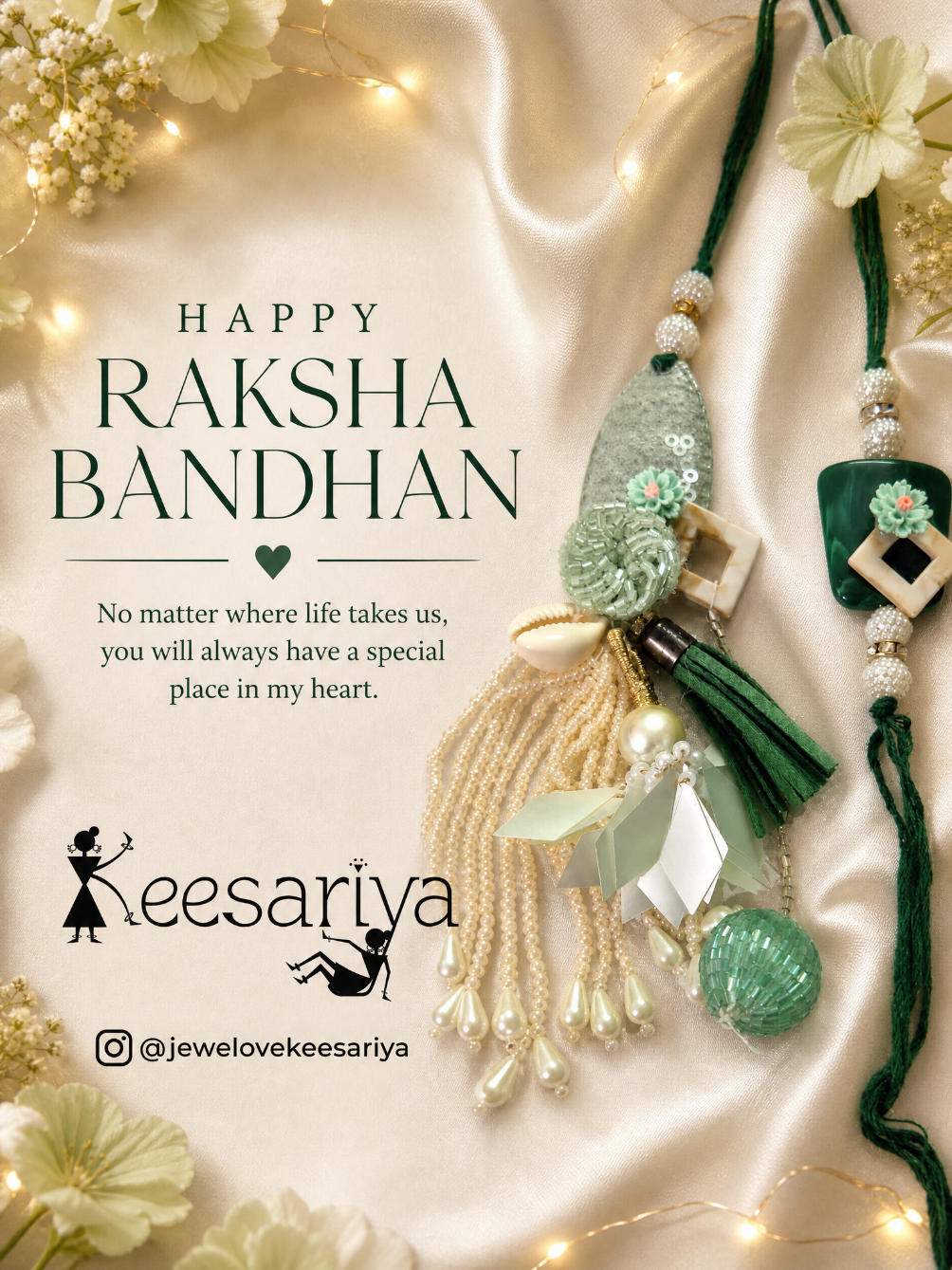 Lavanya 2 LUXE Loomba Rakhi sets