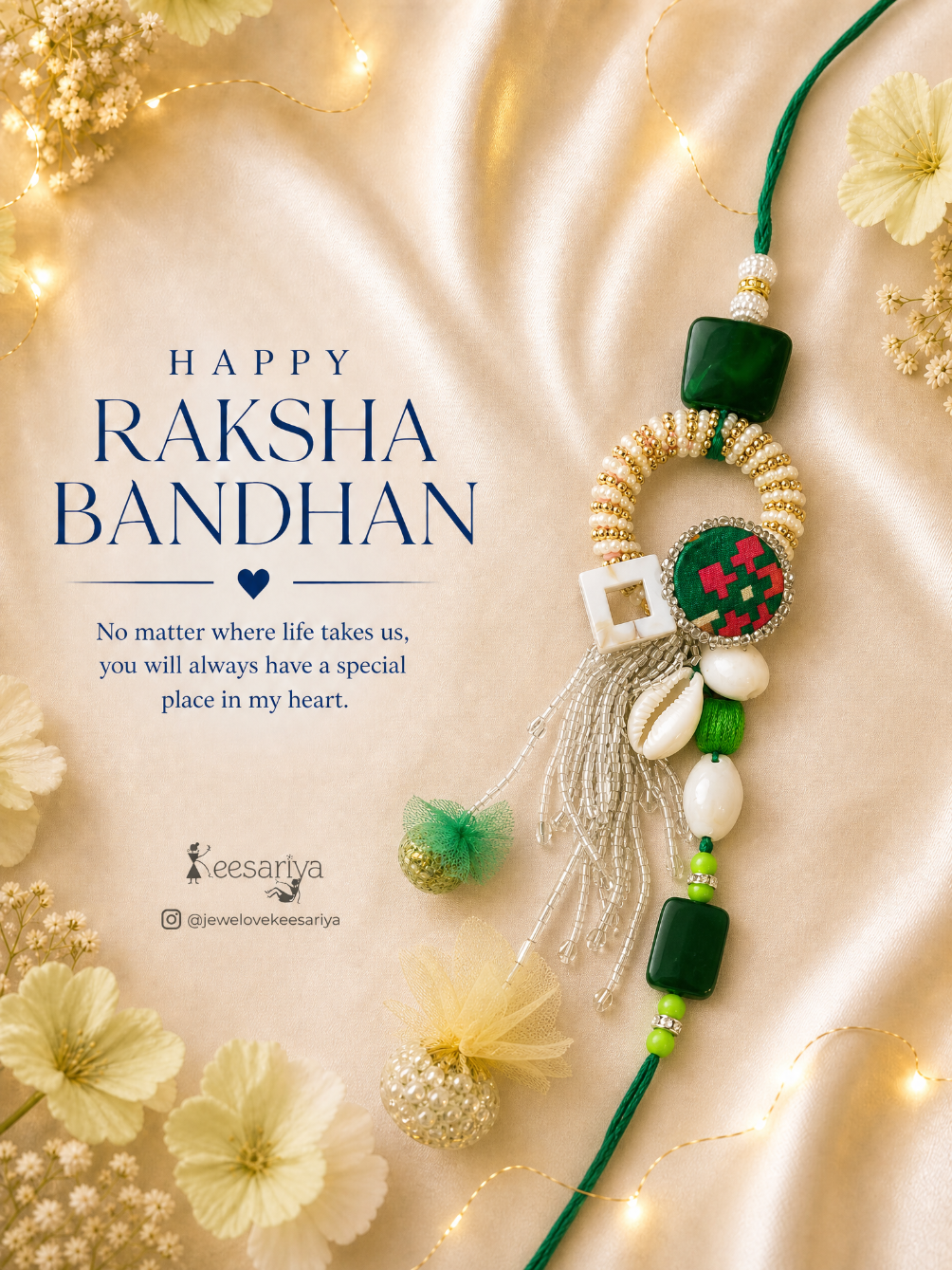 Red Lavanya LUXE Loomba Rakhi sets