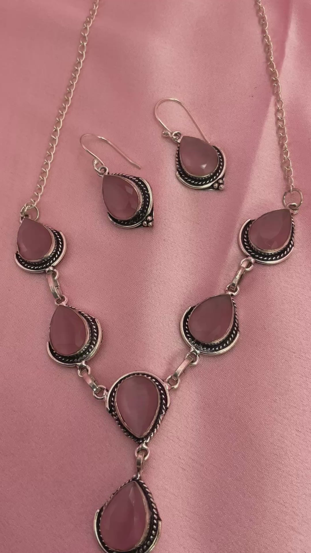 Nelima Oxidized Necklace Set